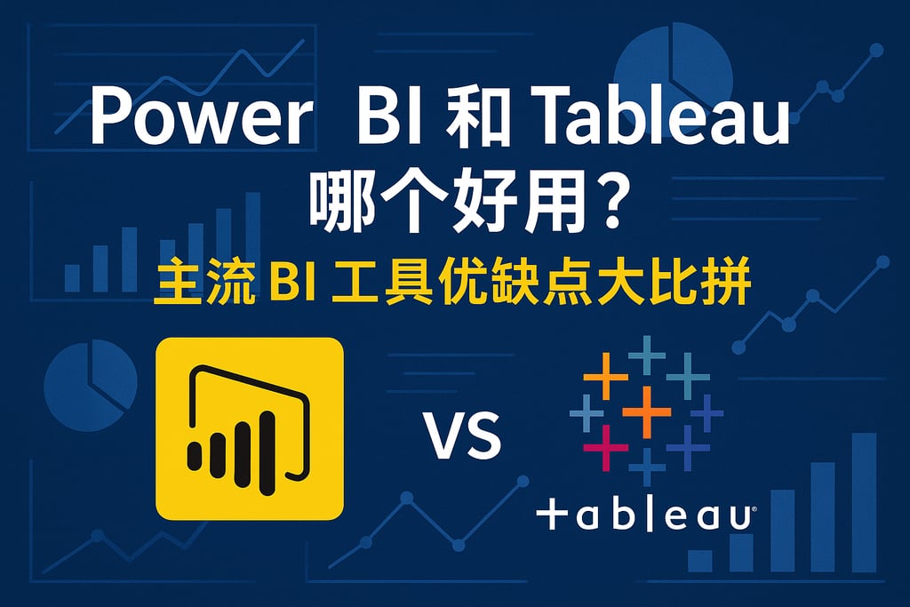 Power BI和Tableau哪个好用？主流BI工具优缺点大比拼